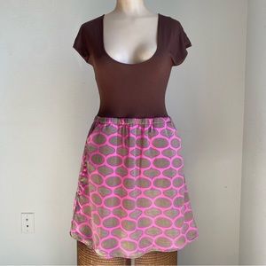 Judith March Open Bow Back Satin Dress Size Small